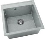 FAT Chiuvetă bucătărie granixit 1 cuvă FAT Avangard 225 51x51 cm fără picurător Platina (225-259) Chiuveta