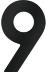 Metafranc Număr casă „9 pentru poartă/ușă, oțel inoxidabil negru (424687)