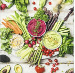 Pure Living Tablou sticlă Pure Living Vegetable Cuisine II 30x30 cm (GLA2630A)