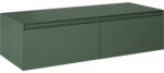 Jungborn Dulap baie bază suspendat Jungborn DECEM, 2 sertare, MDF, 120x45, 8 cm, verde mat (168950)