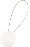 Mendola Magnet decorativ Mendola Rock pentru perdea - cu fir metalic de fixare, alb (246-ROCK-01)