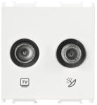 Panasonic Priză TV satelit de capăt Panasonic Thea Optima, alb (P-TO.TV.SAT.F)