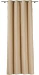 SoleVito Draperie cu inele Solevito Solar uni bej 250x245 cm (10-149BLACK-A02-I010)