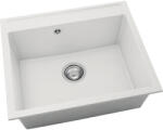 FAT Chiuvetă bucătărie fatgranit 1 cuvă FAT Avangard 227 51x60 cm fără picurător Pure White (227-1000) Chiuveta