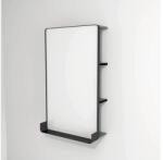 Devo Oglindă baie cu LED, etajeră și poliță Devo Sonus 2.0, 55, 5x94 cm, verde/negru, IP 44 (SO2-LU55x94x27-F72)