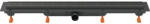 MCH Chudej Rigolă duș MCH Line Black cu grătar inox negru mat 650 mm (MCH.CH-650LC)