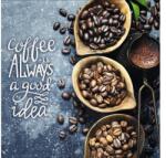 Pure Living Tablou sticlă Pure Living Life & Coffee III 20x20 cm (GLA1741D)