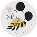 Komar Fototapet rotund autoadeziv Komar DD1-043 Disney Mickey Modern Art Ø 125 cm (DD1-043)