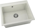 FAT Chiuvetă bucătărie marmură compozită 1 cuvă FAT Avangard 227 51x60 cm fără picurător Granit Polar (227-02) Chiuveta