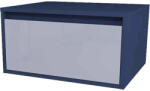 Devo Dulap bază lavoar baie suspendat Devo Cristal 2.0 60x32 cm PAL albastru sertar cu închidere lentă (PO2-SU1S60x32-P72)