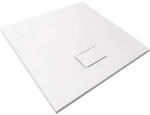 Sanotechnik Cădiță de duș pătrată slim SMC 80x80 cm alb (8080W)