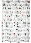 MSV Perdea de duş MSV Graphic Design 180x200 cm transparent roşu/negru (149520) Perdea de dus