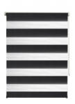 Soluna Rulou dublu (zebră) gri 128x150 cm (Roleta_zebra_465)