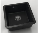 FAT Chiuvetă bucătărie fatgranit 1 cuvă FAT Avangard 222 46x46 cm fără picurător Black Metallic (222-1008) Chiuveta