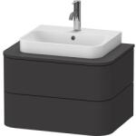 Duravit Bază lavoar DURAVIT Happy D. 2 Plus, 2 sertare, PAL, 65 cm, grafit mat (HP496008080)