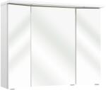 Pelipal Dulap baie cu oglindă pelipal Enna I 90x72 cm PAL alb 3 uşi iluminare LED (45.409.088)