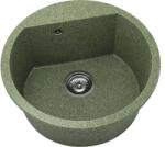 FAT Chiuvetă bucătărie granixit 1 cuvă FAT Avangard 223 Ø51 cm fără picurător Greenwood (223-620) Chiuveta