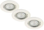Briloner Spoturi încastrate Briloner GU10 5W Ø86 mm, becuri LED incluse, alb, pachet 3 bucăți (7050-036)