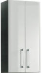 Pelipal Dulap baie suspendat pelipal Sera, 2 uși, PAL, 70x35 cm, alb lucios/grafit (979.013.530)