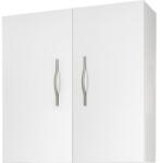 Savini Dulap baie suspendat 62, 7x71 cm MDF alb Savini Simona 2 uși (S821HX/F00)