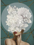 Pure Living Tablou canvas Pure Living Flowers on her Face II 57x77 cm (AN1759F5)