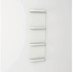 Devo Raft baie 34x94 cm PAL alb Devo Oval 4 polițe (OV-PW4P34x94-P36)