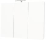 Savini Dulap baie cu oglindă Savini Due Fly 100x72 cm PAL alb 3 uşi iluminare LED (262)
