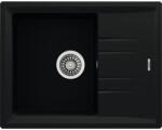 Teka Chiuvetă bucătărie tegranit 1 cuvă Teka Stone 51x65 cm cu picurător negru reversibilă (115330045) Chiuveta