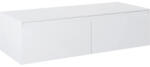 Jungborn Dulap bază lavoar baie suspendat Jungborn DECEM 120x45, 8 cm MDF alb lucios 2 sertare (169108)