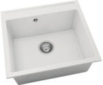 FAT Chiuvetă bucătărie fatgranit 1 cuvă FAT Avangard 226 51x56 cm fără picurător Pure White (226-1000) Chiuveta
