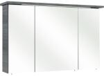 Pelipal Dulap baie cu oglindă pelipal Cesa III 115x72 cm PAL grafit 3 uşi iluminare LED (45.621.184)