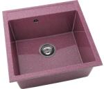 FAT Chiuvetă bucătărie granixit 1 cuvă FAT Avangard 225 51x51 cm fără picurător Violet (225-460) Chiuveta
