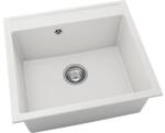 FAT Chiuvetă bucătărie fatgranit 1 cuvă FAT Avangard 226 51x56 cm fără picurător White (226-1001) Chiuveta