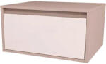 Devo Dulap bază lavoar baie suspendat Devo Cristal 2.0 60x32 cm PAL roz sertar cu închidere lentă (PO2-SU1S60x32-P45)