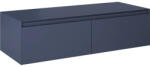 Jungborn Dulap bază lavoar baie suspendat Jungborn DECEM 120x45, 8 cm MDF albastru navy mat 2 sertare (168949)