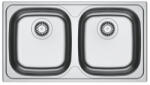 Franke Chiuvetă bucătărie inox 2 cuve Franke 101.0712. 336 78x43, 5 cm fără picurător (1.010.712.336) Chiuveta