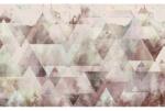 Komar Fototapet vlies Komar P018B-VD4 Pure Triangles Red 400x250 cm (P018B-VD4)