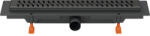 MCH Chudej Rigolă duș MCH Harmony Black cu grătar inox negru mat 350 mm (MCH.CH-350HC)