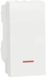 Schneider Electric Întrerupător simplu Schneider Unica, cu lumină (SCH-NU316118S)
