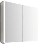 Focco Dulap baie cu oglindă Focco Mia 80x70 cm aluminiu gri 2 uşi iluminare LED (30337CI/C0250)