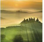 Pure Living Tablou sticlă Pure Living Peisaj din Toscana 20x20 cm (GLA1189D)