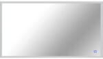 Cordia Oglindă baie cu LED Cordia Square Line 120x65 cm ramă neagră senzor Touch IP 44 (C065012000BSMIP44.)