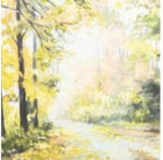 Pure Living Tablou canvas Autumn Forest 40x40 cm (UK007N5)