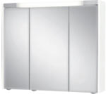 Jokey Plastik Sohland Dulap baie cu oglindă Jokey Sarto III 80x69 cm lemn alb 3 uşi cu iluminare (111313510-0110)