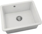 FAT Chiuvetă bucătărie fatgranit 1 cuvă FAT Avangard 221 46x56 cm fără picurător Pure White (221-1000) Chiuveta