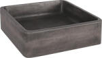 Differnz Lavoar pe blat Differnz Marba din beton 40x40 cm gri închis (38.251.20)