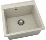 FAT Chiuvetă bucătărie fatgranit 1 cuvă FAT Avangard 225 51x51 cm fără picurător Dark Beige (225-1004) Chiuveta
