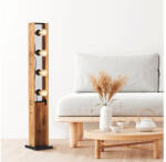 Brilliant Lampadar vintage Brilliant Calandra E27 max. 1x42W, lemn/negru (93122/76)