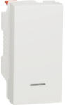 Schneider Electric Buton cu revenire Schneider Unica, cu lumină, alb (SCH-NU310618N)