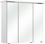 Pelipal Dulap baie cu oglindă pelipal Agira 75x72 cm PAL alb 3 uşi iluminare LED (45.407.587)